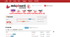 Desktop Screenshot of mediajobsearchcanada.com